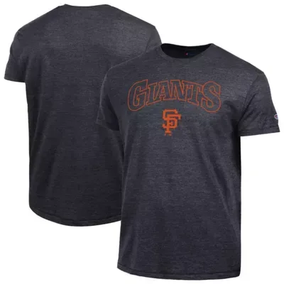 MLB San Francisco Giants Cooperstown Wordmark Lockup Tri-Blend T-Shirt by Champion
