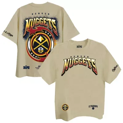 NBA Denver Nuggets Drip & Dime Elevated Drop Shoulder T-Shirt by Two Hype