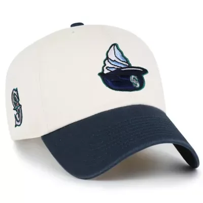 MLB Seattle Mariners Single Swirl Ice Helmet 2.0 Clean Up Adjustable Hat by 47
