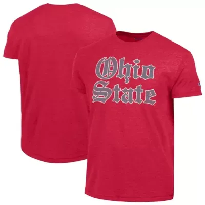 NCAA Ohio State Buckeyes Vintage Triumph Tri-Blend T-Shirt by Champion