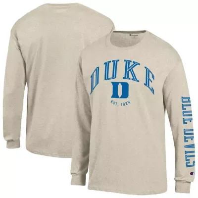 Duke Blue Devils NCAA Duke Devils Neutral Arch Long-Sleeve T-Shirt by Champion