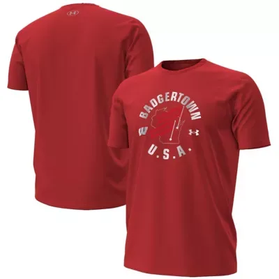 NCAA Wisconsin Badgers 2026 Lambeau Field Collection Badgertown Performance T-Shirt by Under Armour