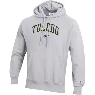 NCAA Toledo Rockets Arch Logo Reverse Weave Hoodie