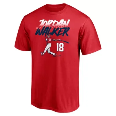 Multi-Team MLB Jordan Walker Slugger Swing T-Shirt by Breakingt