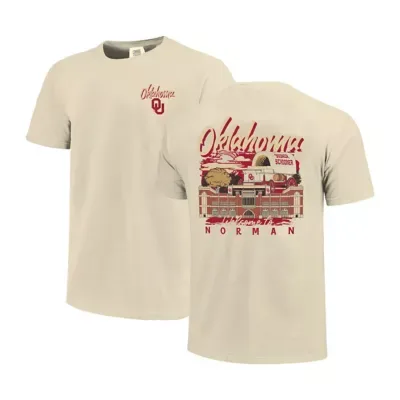NCAA Oklahoma Sooners Hand-Drawn Campus Stack T-Shirt by Image One