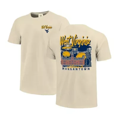 NCAA West Virginia Mountaineers Hand-Drawn Campus Stack T-Shirt by Image One