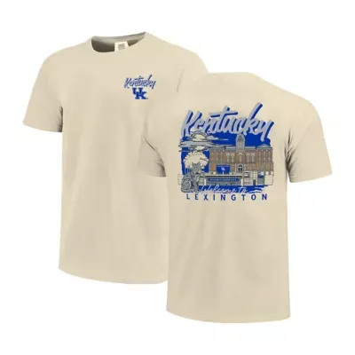 NCAA Kentucky Wildcats Hand-Drawn Campus Stack T-Shirt by Image One