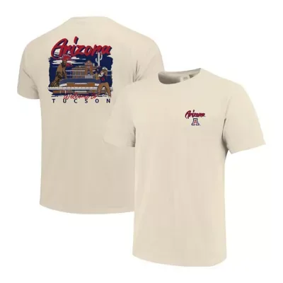 NCAA Arizona Wildcats Hand-Drawn Campus Stack T-Shirt by Image One