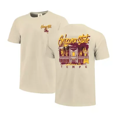 NCAA Arizona State Sun Devils Hand-Drawn Campus Stack T-Shirt by Image One
