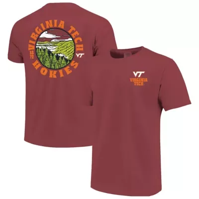 NCAA Virginia Tech Hokies Thick Lined Landscape T-Shirt