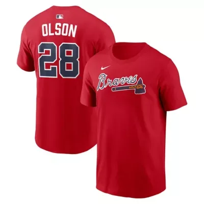 MLB Matt Olson Atlanta Braves Name & Number T-Shirt by Nike