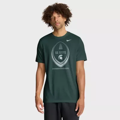 NCAA Michigan State Spartans Primetime Legend Football Icon Dri-FIT T-Shirt by Nike