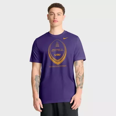 NCAA LSU Tigers Primetime Legend Football Icon Dri-FIT T-Shirt by Nike