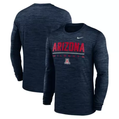 NCAA Arizona Wildcats Sideline Velocity Dri-FIT Long Sleeve T-Shirt by Nike