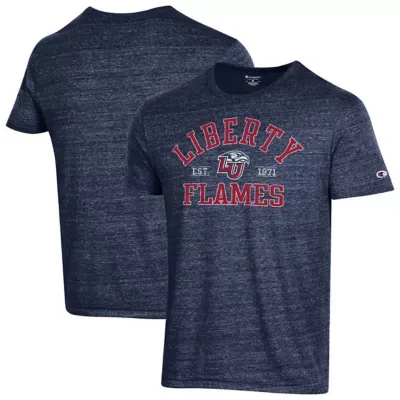 NCAA Liberty Flames Ultimate Triblend T-Shirt by Champion