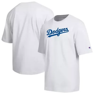 MLB Los Angeles Dodgers All Star Arched Chenille Wordmark T-Shirt by Champion