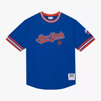 MLB New York Mets Wild Pitch Ringer T-Shirt by Mitchell & Ness