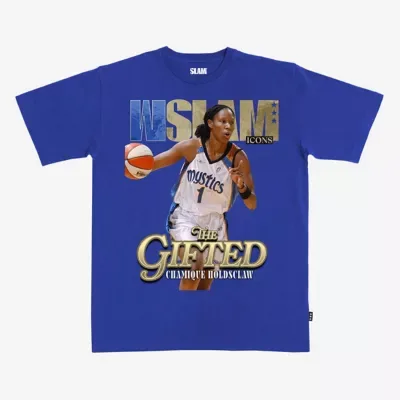 WNBA WSLAM Chamique Holdsclaw Washington Mystics Cover T-Shirt - Court Origins by Slam