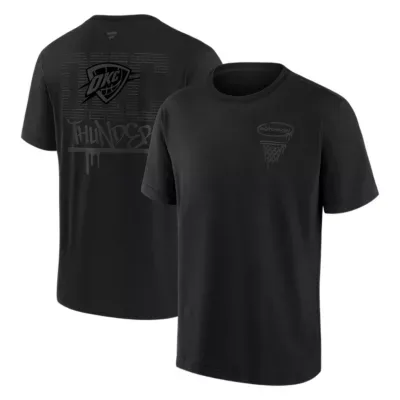 NBA Oklahoma City Thunder Blackout Heavyweight T-Shirt by Fanatics
