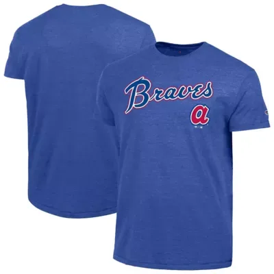 MLB Atlanta Braves Cooperstown Wordmark Lockup Tri-Blend T-Shirt by Champion