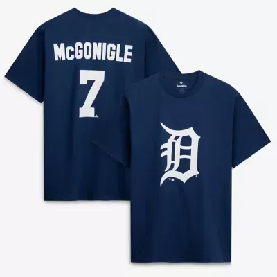 MLB Kevin McGonigle Detroit Tigers Name & Number T-Shirt by Fanatics