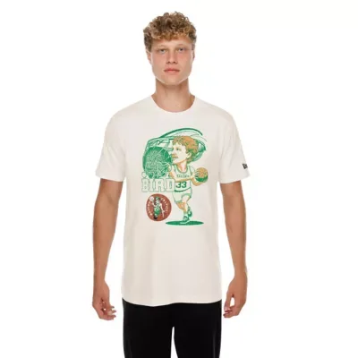 NBA Larry Bird Boston Celtics Player Graphic T-Shirt by New Era
