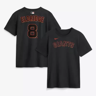 MLB Bryce Eldridge San Francisco Giants Home Name & Number T-Shirt by Nike