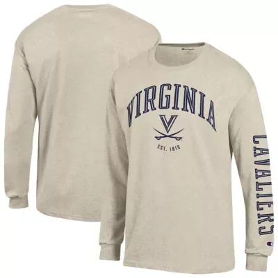 NCAA Virginia Cavaliers Neutral Arch Long-Sleeve T-Shirt by Champion