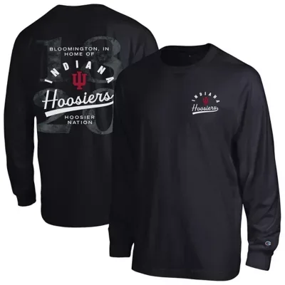 NCAA Indiana Hoosiers Laminated All-Star Long Sleeve T-Shirt by Champion