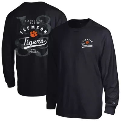 NCAA Clemson Tigers Laminated All-Star Long Sleeve T-Shirt by Champion