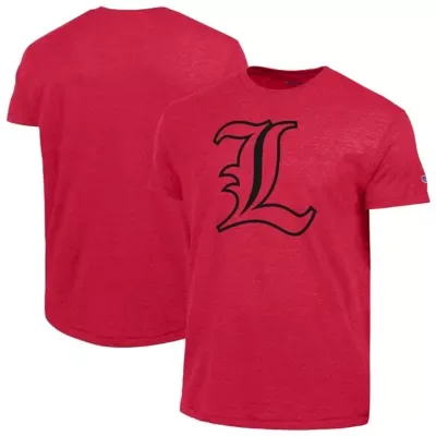 NCAA Louisville Cardinals Vintage Triumph Tri-Blend T-Shirt by Champion