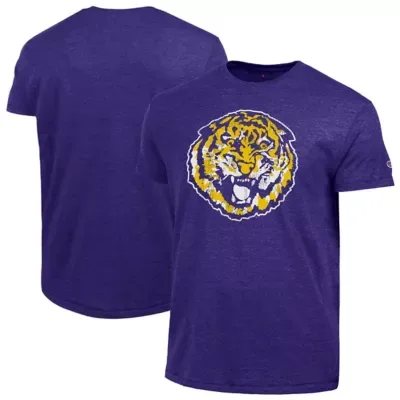 NCAA LSU Tigers Vintage Triumph Tri-Blend T-Shirt by Champion