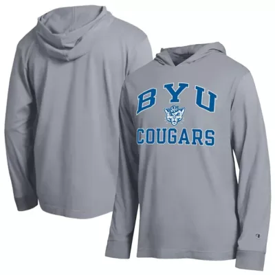 NCAA BYU Cougars High Motor All-Star Long Sleeve Hooded T-Shirt by Champion