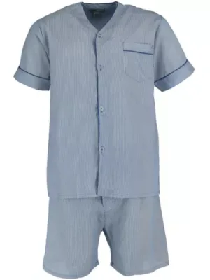 Short Sleeve Short Leg Pajama Set by Ten West Apparel