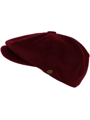 Melton Wool 8 Quarter Newsboy Cap by Epoch Hats Company