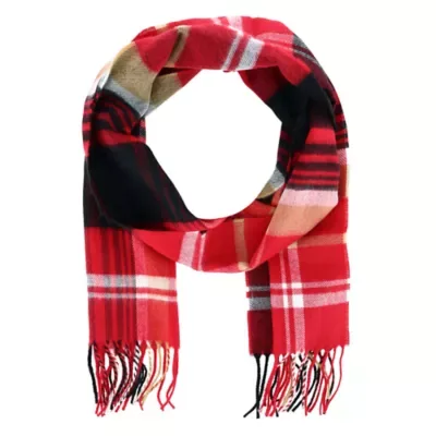Soft Plaid Winter Scarf by David & Young