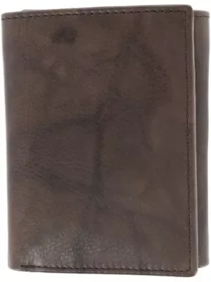American Bison Leather RFID Trifold Wallet by Ctm