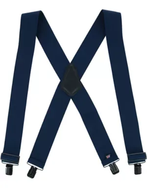 Solid Color X-Back Clip-End Suspenders by Perry Suspenders