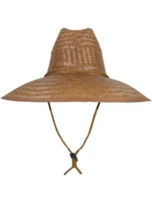 Palm Straw Lifeguard Hat with Wide Brim by Ctm