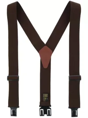 Elastic 2 Inch Hook End Suspenders (tall Available) by Perry Suspenders