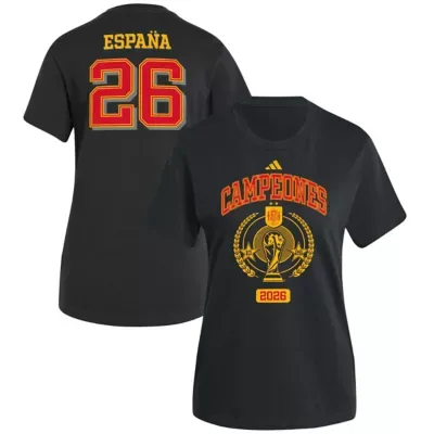 Soccer National Teams Spain National Team 2026 FIFA World Cup Trophy T-Shirt by adidas