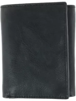 American Bison Leather RFID Trifold Wallet