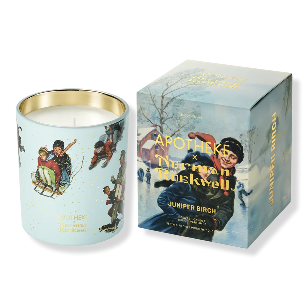 Juniper Birch Norman Rockwell Scented Candle - 10.5 oz (classic Candle) by Apotheke