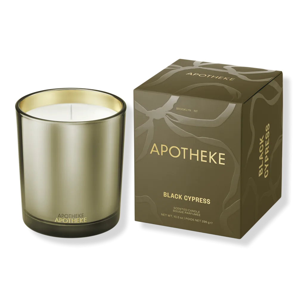 Black Cypress Scented Candle - 10.5 oz (classic Candle) by Apotheke