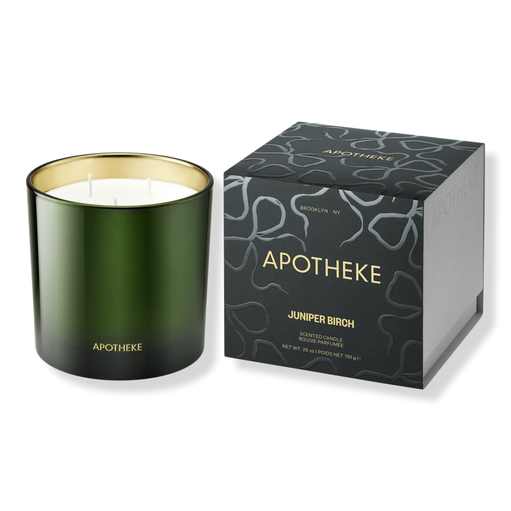 Juniper Birch Scented Candle - 26 oz (3-Wick Candle) by Apotheke