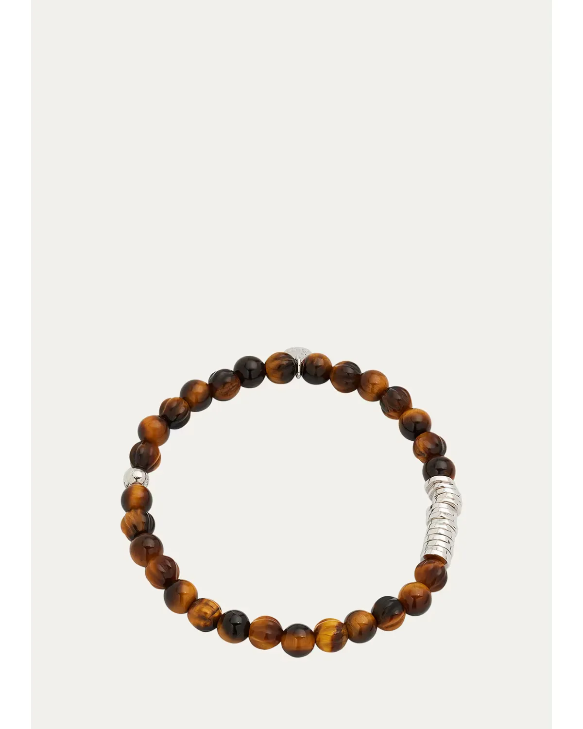 Tiger Eye Bead Bracelet by Tateossian