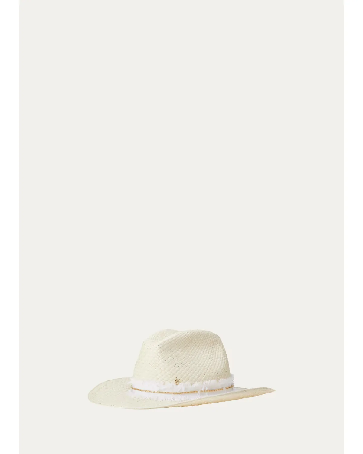Austin Denim Strass Straw Cowboy Hat by Maison Michel