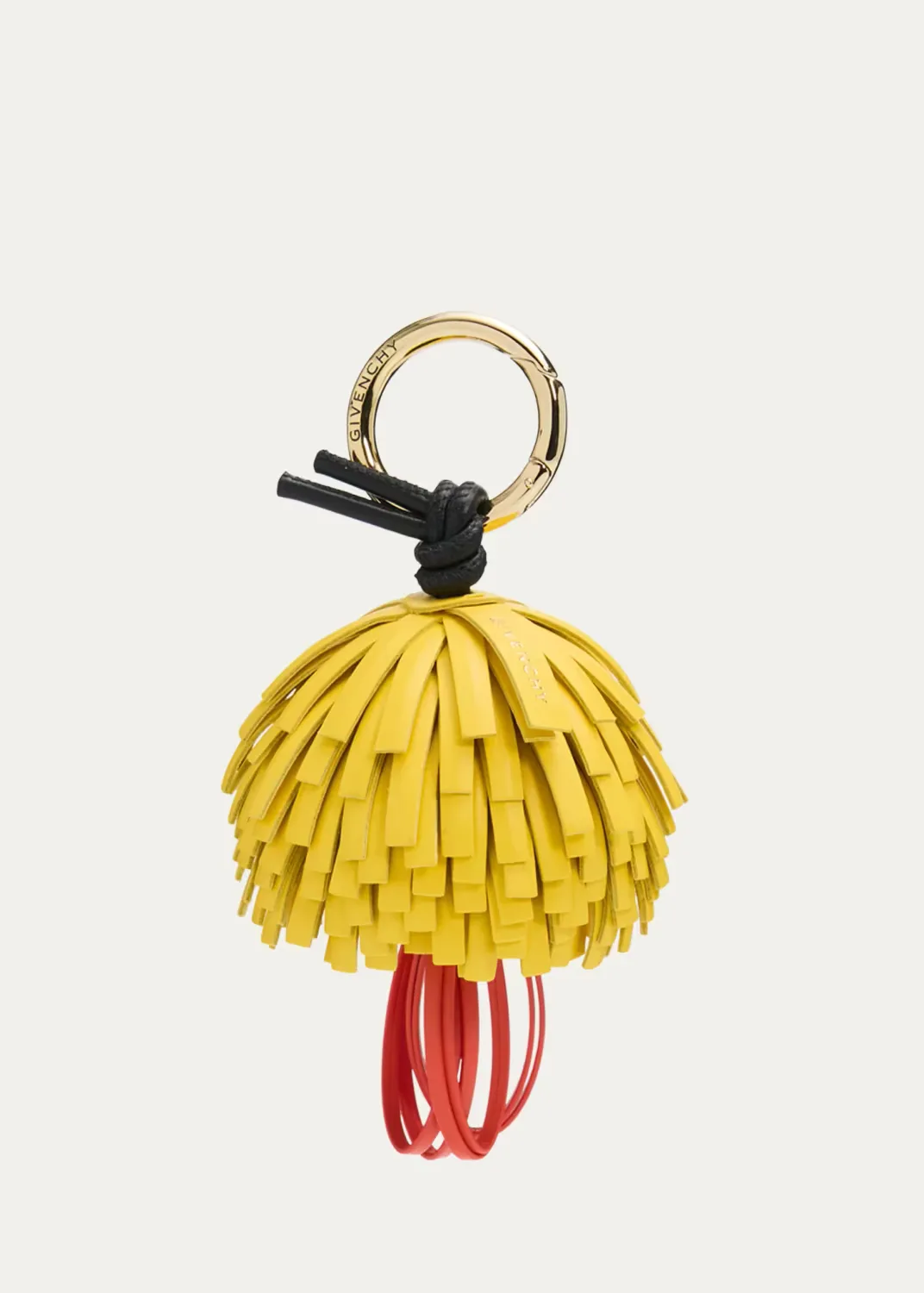Petal Draped Leather Bag Charm by GIVENCHY