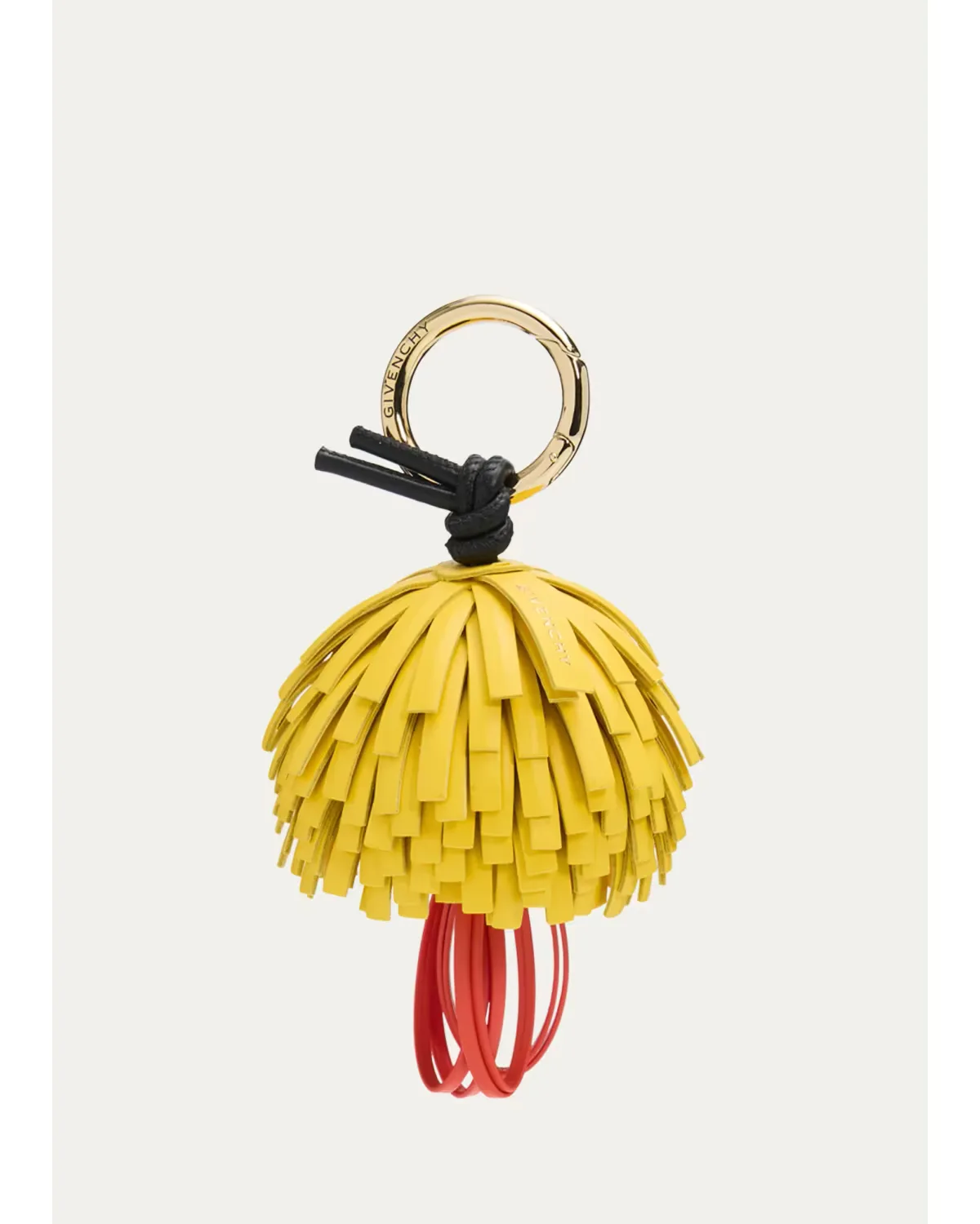 Petal Draped Leather Bag Charm by GIVENCHY