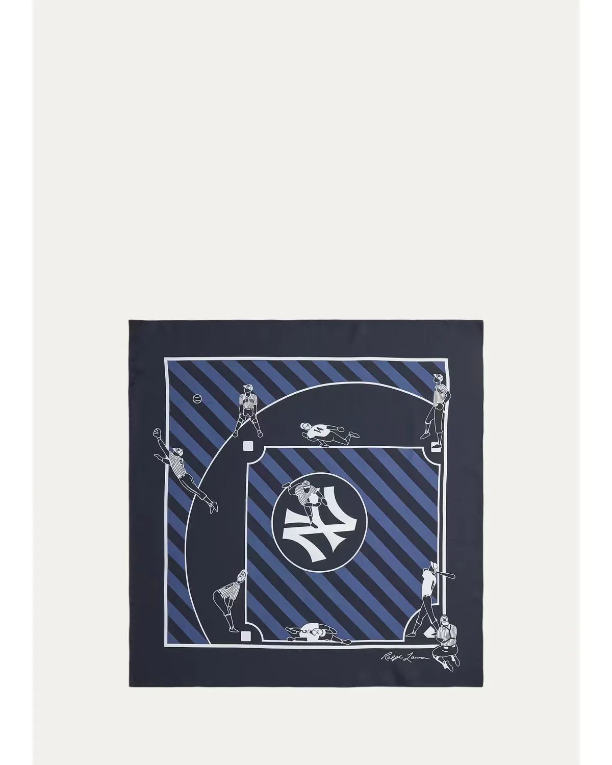 Ralph Lauren Yankees Silk Square Scarf by Ralph Lauren